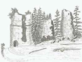 Altusried Ruine Kalden Ansicht um 1880