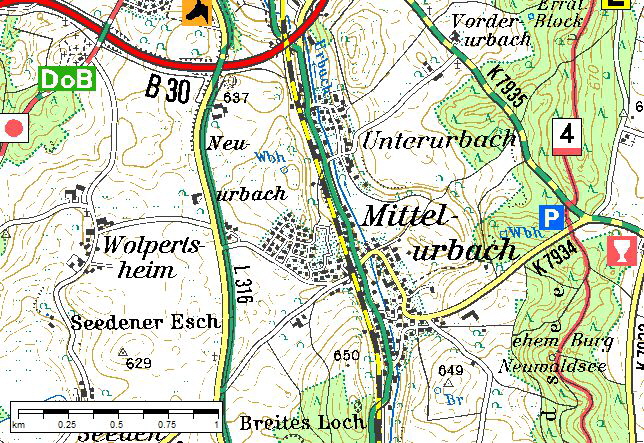 Mittelurbach-Bad Waldsee Burgrest Neuwaldsee