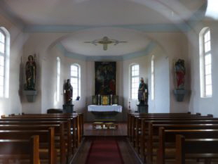 Amtzell Heilig-Kreuz-Kapelle innen P1000458