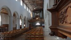 Isny Evangelische Nikolaikirche rueck