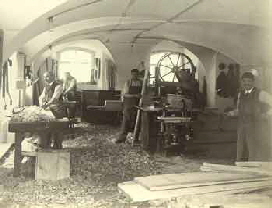 Zwiefalten muensterklinik Schreinerei um 1910